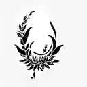 a laurel wreath tattoo design idea