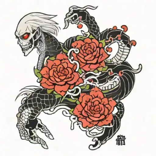 Tokyo ghoul tattoo design idea