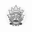Coperta In Poliestere Rick And Morty Planet | Morbida, 122 X 152 Cm, Per Divano O Letto