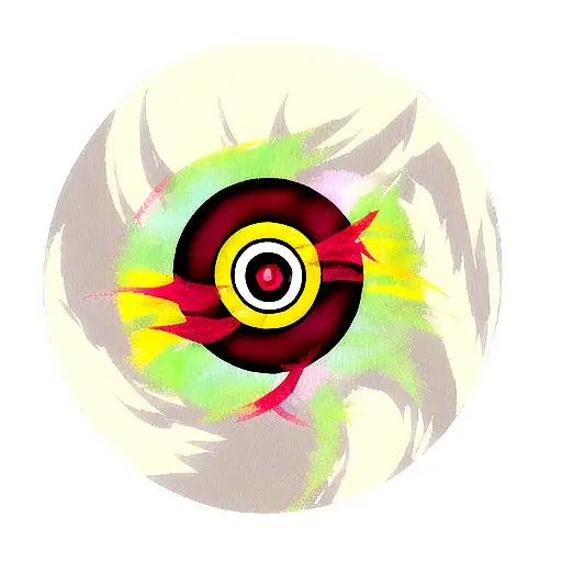 anime naruto. eye 輪廻眼 tattoo design idea