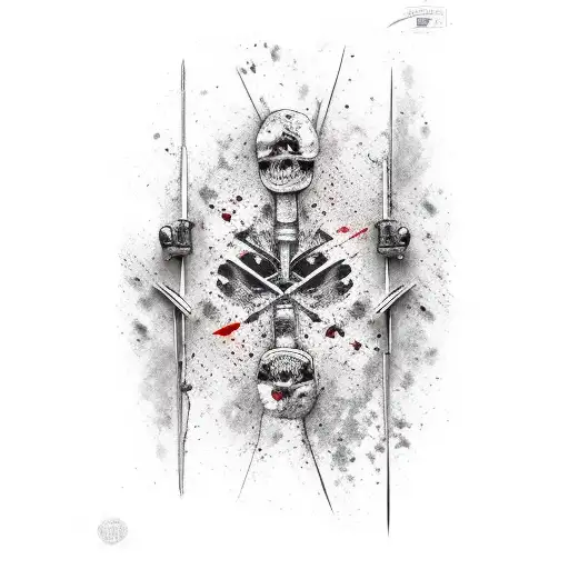 dexter morgan, blood, falcon tattoo design idea