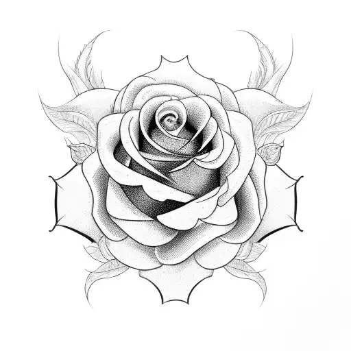 3 roses with a rosebud tattoo design idea