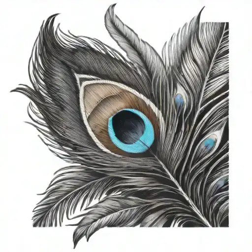 Peacock feather Included tattoo design idea