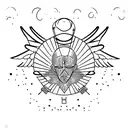 Icarus tattoo design idea