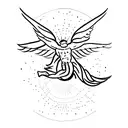 Icarus tattoo design idea