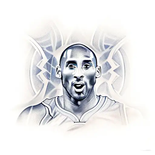 Kobe Bryant shooting tattoo design idea