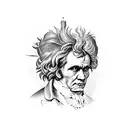 Ludwig von beethoven tattoo design idea