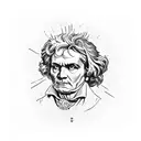 Ludwig von beethoven tattoo design idea