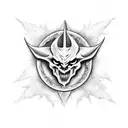 satanic tattoo design idea