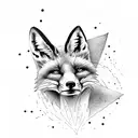 fox tattoo design idea