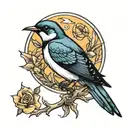 swallow bird tattoo design idea