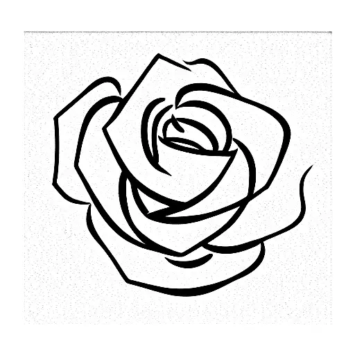 rose vine tiki retro  tattoo design idea