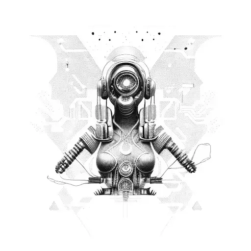 cyberpunk Edgerunners tattoo design idea