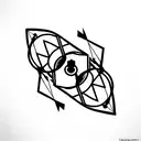 cyberpunk Edgerunners tattoo design idea