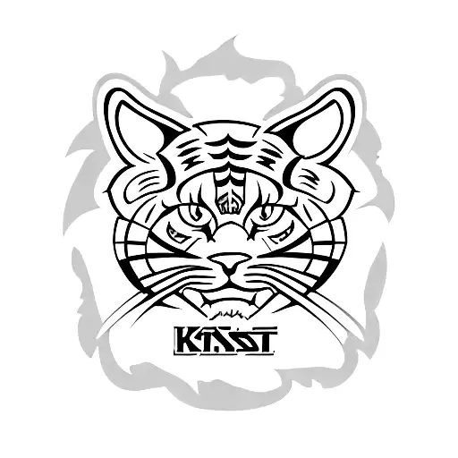 Kansas State Wildcats emblem tattoo design idea