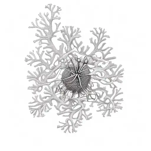 Coral Honeysuckle tattoo design idea