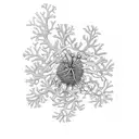 Coral Honeysuckle tattoo design idea