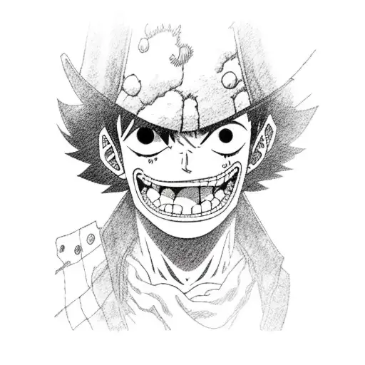 Luffy  tattoo design idea