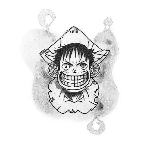 Luffy  tattoo design idea