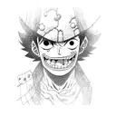 Luffy  tattoo design idea