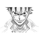 Luffy  tattoo design idea