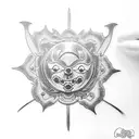 Luffy  tattoo design idea