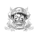 Luffy  tattoo design idea