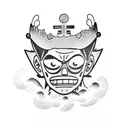 Luffy  tattoo design idea