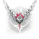 Phoenix, rising from the ashes tattoo design idea