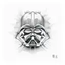 darth vader samurai tattoo design idea