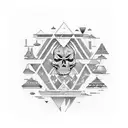 arquitecture´s objects tattoo design idea