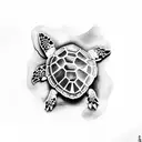sea turtle tattoo design idea