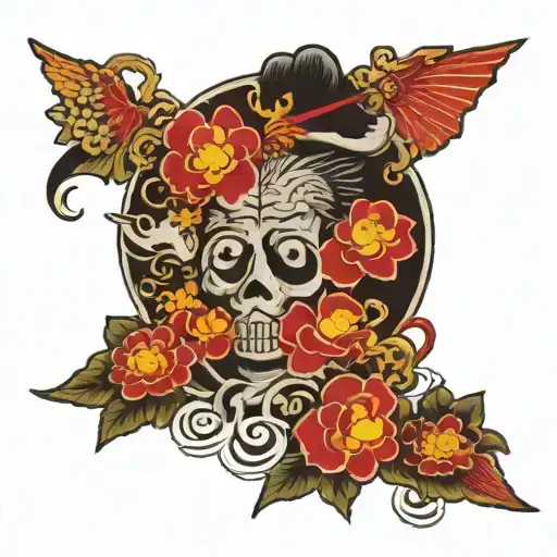 fortune and money. tattoo design idea