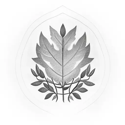 Laurel Wreath half sleeve tattoo design idea