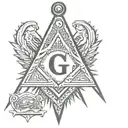 freemason symbol tattoo design idea