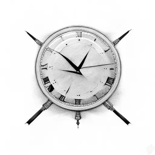 Time Flies tattoo design idea