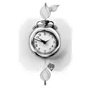 Time Flies cursive tattoo design idea