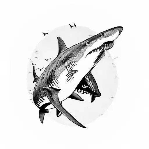 shark gills  tattoo design idea