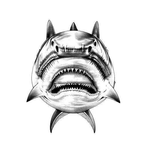 the gills of a shark tattoo design idea
