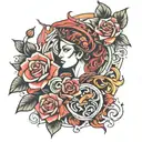 paul and JEana tattoo design idea