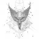 Number 2004 tattoo design idea