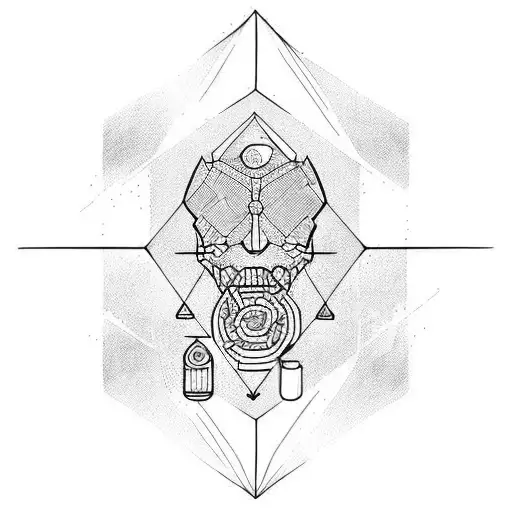alchemist tattoo design idea