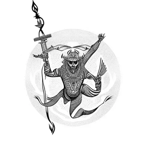 leap of faith tattoo design idea