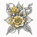 Bionics tattoo design idea