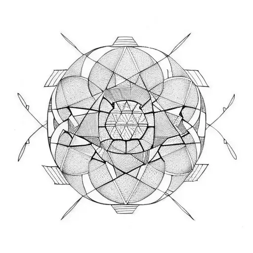 Circle of life tattoo design idea