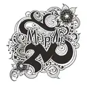 two names incorporated, Memphis, Ryan tattoo design idea