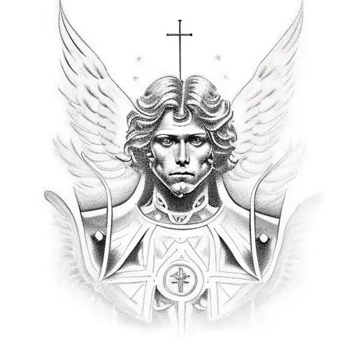 st Michael  2999 tattoo design idea