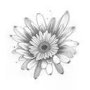 Daisy dog  tattoo design idea