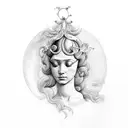 Venus by Botticelli  tattoo design idea
