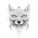 jackal tattoo design idea